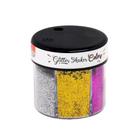 Glitter Shaker Purpurina Colors com 6 Cores - BRW