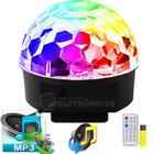 Globo Bola Magica Jogo De Luz Led Rgb Ritmo Dj Bluetooth - Dylan