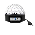 Globo Bola Maluca Led Magic Cristal Rgb Bluetooth Usb Lotus - DRAIK