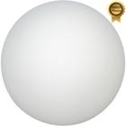 Globo Bolinha Vidro Branco Leitoso Fosco Sem Colar 05x12