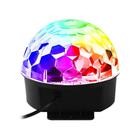 Globo Colorido Jogo de Luz Iluminação Strobo Rgb Dj Bluetooh MP3 Musica c/Controle Festa em Casa