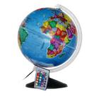 Globo Terrestre 30cm Prisma Politico - Iluminado Led Multicolorido Bivolt Controle Remoto