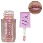 Gloss Labial Ruby Rose Com Glitter Lip Gloss ShineC/Brilho