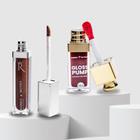 Gloss Pump Aumento Volume Brown + Lip Gloss Espelho Led Integrado Cor 05