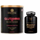 Glutamina 100% Pura (300g) - Essential Nutrition + Magnesio