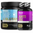 Glutamina Pura 250g + Anti-Ox Antioxidante 120 Caps Growth