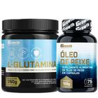Glutamina Pura 250g + Omega 3 75 Caps Growth Supplements