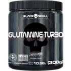 Glutamine Turbo Caveira Preta - Glutamina + Carboidrato - 300g - Black Skull