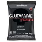 Glutamine turbo refil - 500g - CAVEIRA PRETA