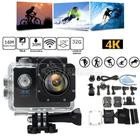 Go Cam Camera Vídeo Action Ação WiFi 4K Sports Cam Ultra HD DV Resistente Água 30M - DRAIK