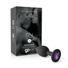 Go Play Niu Plug Anal em Silicone Preto IA332P