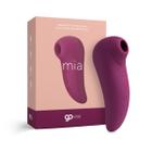 Go Vibe Mia Sugador de Clitóris e Vibrador 12,3cm x 5,5cm 7 Intensidades 2 Motores em Silicone Recarregável A Sós