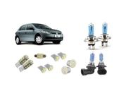 Gol G5 Simples Kit 13 Lampadas Brancas Farol + Milha + Leds