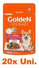 Golden Gourmet Cães Ad. Pequeno Porte Carne 85g - 20 Uni