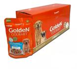 Golden Gourmet Sachê para Cachorros Filhotes Sabor Frango Caixa com 20 Unidades de 70 Gramas
