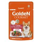 Golden Sachê Gourmet Cães Adultos Raças Pequenas Carne e Espinafre 85g