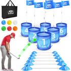 Golf Bucket Yard Game IGRL Golf para adultos com bolas e bandeira