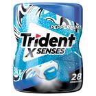 Goma de Mascar Peppermint Trident X Senses 28 Unidades 54g