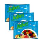 Goma Jubes Com Gelatina e Suco de Frutas Kit com 3 Pcts