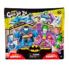 Goo Jit Zu - 2 Bonecos Elásticos de 10cm - Batman e Coringa - Sunny Brinquedos