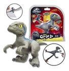 Goo Jit Zu Dinossauro Elástico Velociraptor Blue Jurassic World - Sunny