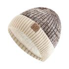 Gorro de Inverno Unissex de Dois Tons - Forrado com Pele Quente e Macio