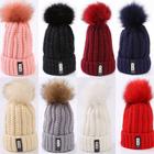 Gorro Feminino Com Pompom Forrado Com Lã - HL-44