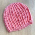 Gorro Largo de Inverno Rosa