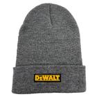 Gorro masculino de acrílico cinza estendido DEWALT