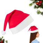 Gorro Natalino Touca De Papai Noel Vermelha Peça De Fantasia Para Natal -05 Unidades