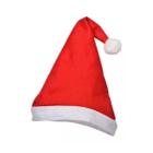 Gorro Papai Noel Touca Feltro Liso Vermelho Natal