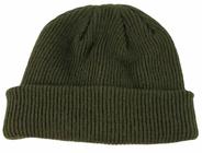 Gorro Touca Lenhador Marinheiro Canelada Adulto Unissex Verde Musgo