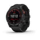 Gps Smartwatch Garmin Fenix 7 Solar Cinza com Pulseira Preta