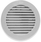 Grade De Ventilação Plástica 150mm C/Tela Branca - AC&A do Brasil