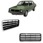 Grade Dianteira Chevette 78 A 82 Frontal Preta Aro Prata LE