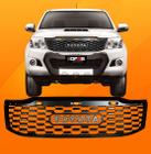 Grade Frontal Com Led Para Hilux Toyota 2012/2015