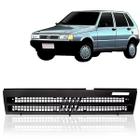 Grade Frontal Preta Fiat Uno 1991-1997 C/ Encaixe p/ Emblema