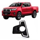 Grade Milha Com Furo Friso Cromado Hilux 2019 2020 Esquerdo