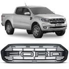 Grade Raptor Frontal Ford Ranger 2020 2021 Moldura Preta