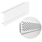 Grade Ventilacao 300Mm Aba 28 Branco - Metal Design Componentes