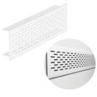 Grade ventilacao 500mm aba 28 branco - METAL DESIGN COMPONENTES