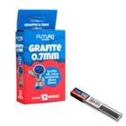 Grafite para lapiseira 0,7mm HB com 12 tubos eficiente