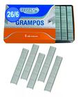 Grampo 26/6 para grampeador 20fls Galvanizado BRW 5000un