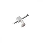Grampo Fixa Fio Tipo Garra Sforplast 10/12 Branco Com 100 Pecas 429