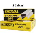 Grampo P/grampeador 26/6 Reforcado 10.000 Grampos Kit 2cx