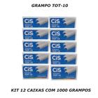 Grampo tot-10 kit 12 caixas com 1000 unidades - cis