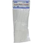 Grampo Trilho Plástico Dellofix Estendido Branco PCT com 50