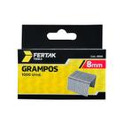 Grampos para Grampeador Manual 8mm 1000 Unidades Fertak Tools