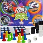 Jogos Retro Tabuleiro Estrela Divertirama Dama Ludo Xadrez - Jogos