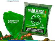 Grão verde formicida e isca granulada